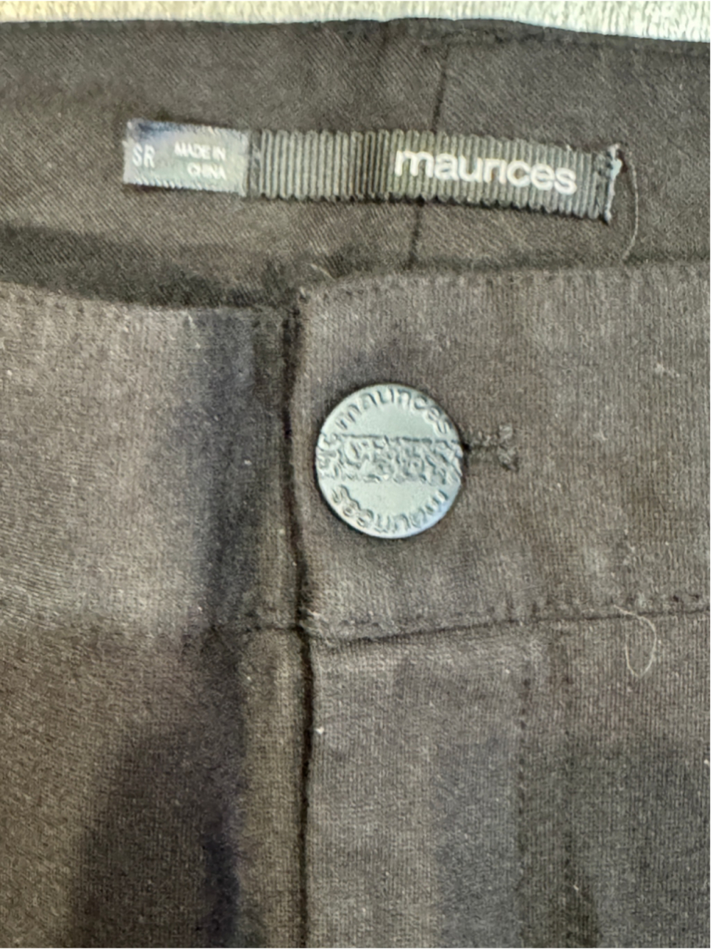 Maurices Bootcut Black Dress Slacks - 3R - Picture 2 of 4